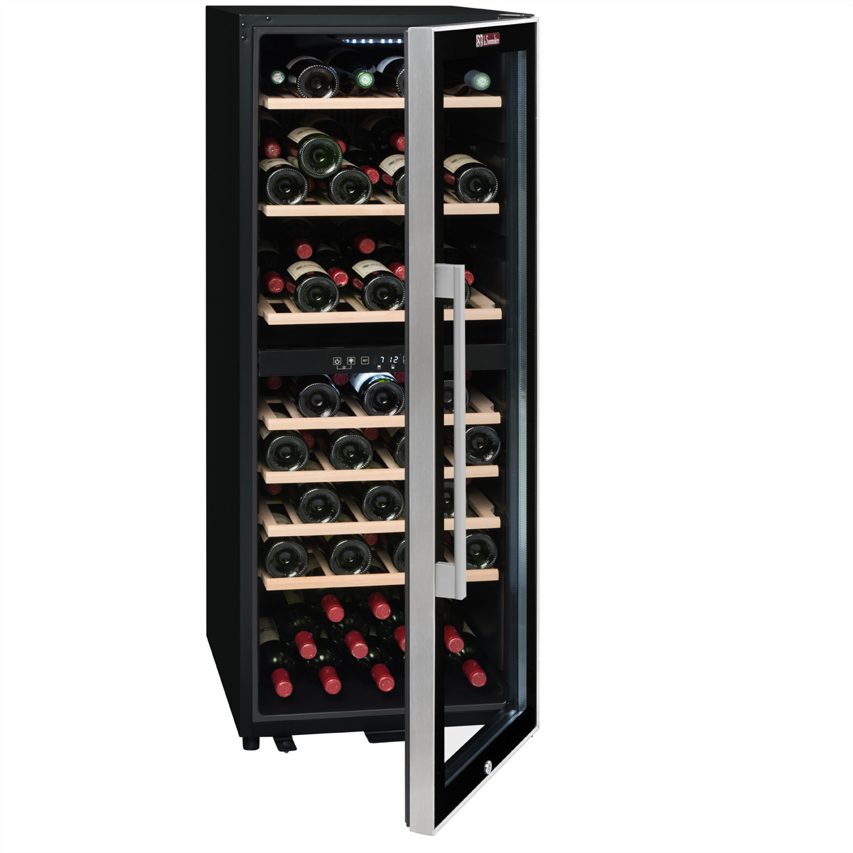 Bild von La Sommelière ECS80.2Z Weinservierschrank Freistehend, 2-Zone, 75 Flaschen